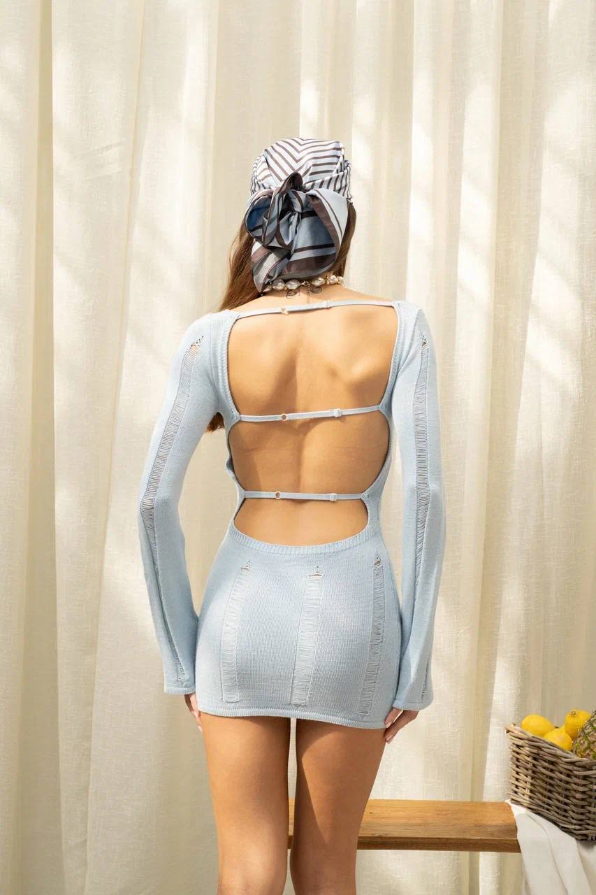 Bella Cutout Knit Mini Dress