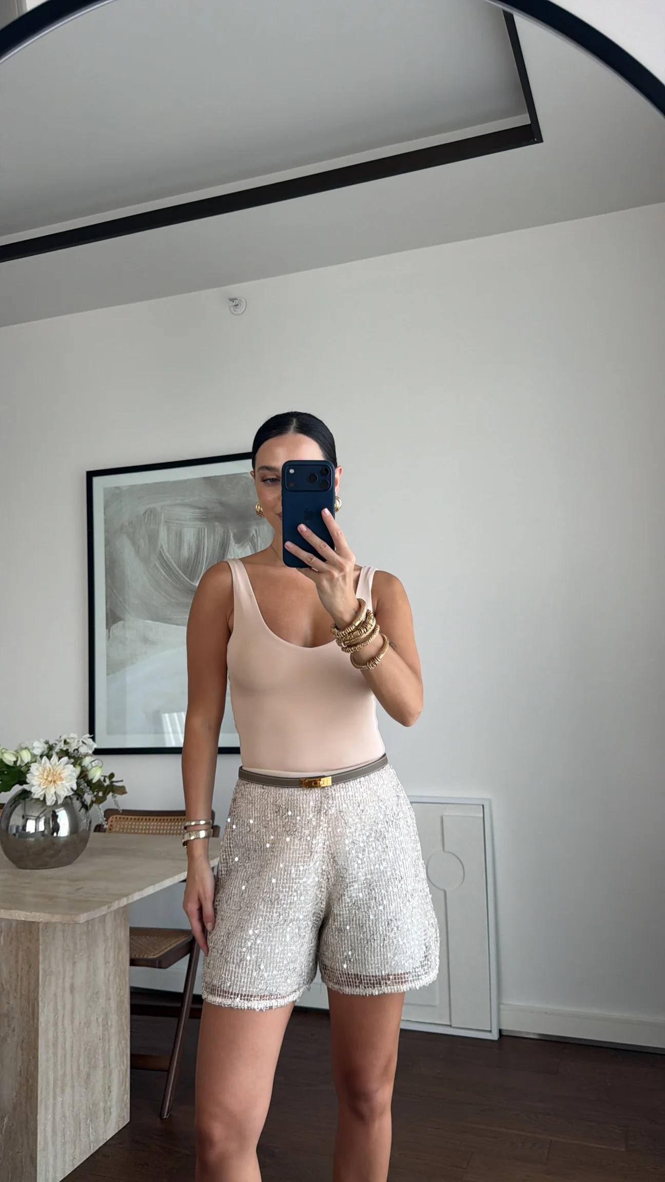 Luxe Sparkle Sequin Shorts