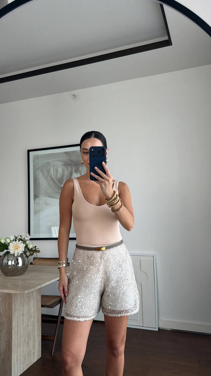 Luxe Sparkle Sequin Shorts