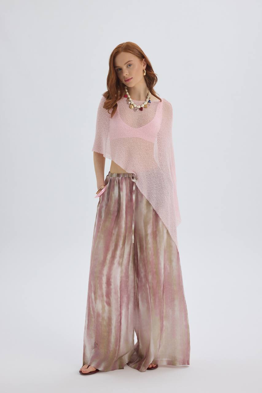 Boho Tie Dye Wide Leg Pants
