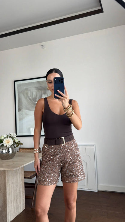 Luxe Sparkle Sequin Shorts